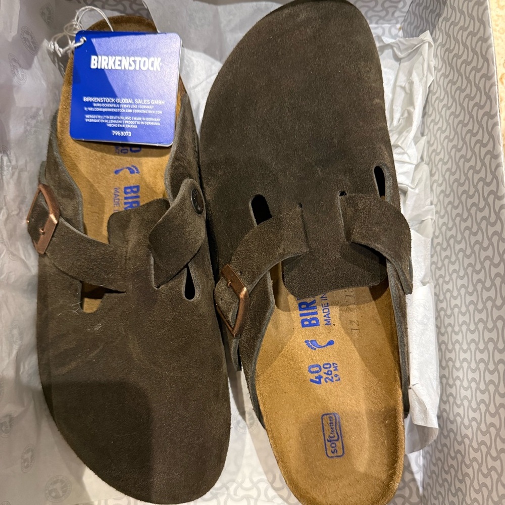 BIRKENSTOCK Boston clog in Mocca *new*